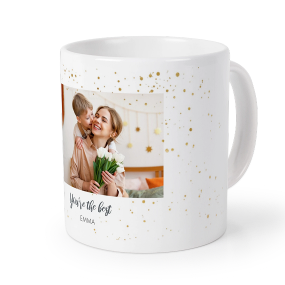 Gold Splatter Heart Gold Splatter Heart