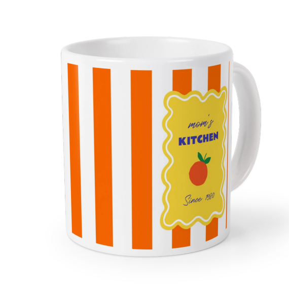 Retro keukenstrepen - Tekst Retro keukenstrepen - Tekst
