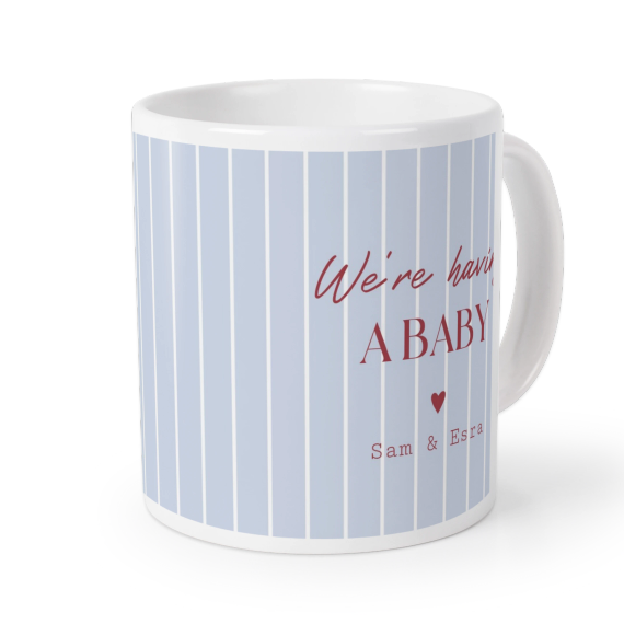 Thin Stripes Heart - Text Only