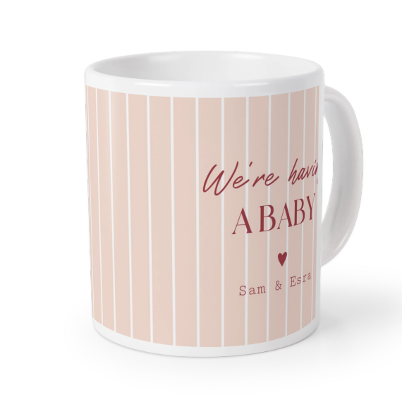 Thin Stripes Heart - Text Only