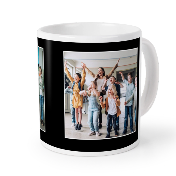 Schwarzer Fotorahmen Tasse Schwarzer Fotorahmen Tasse