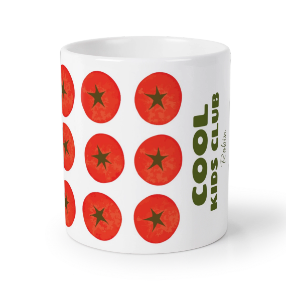 Tomaten Gittermuster - Nur Text Tomaten Gittermuster - Nur Text