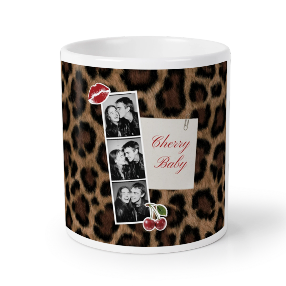 Leopard Cherry Collage Leopard Cherry Collage