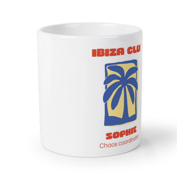Retro-Palme Flasche - Nur Text Retro-Palme Flasche - Nur Text