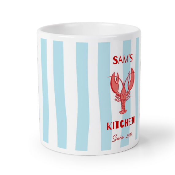 Lobster Stripes - Text Only