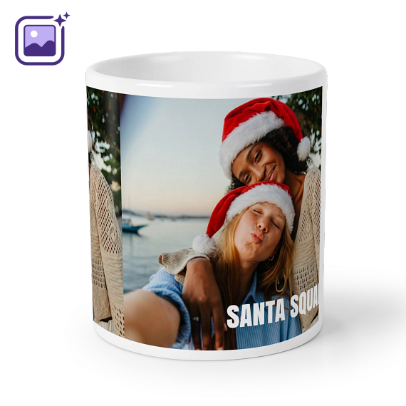 Bold Text Full Photo Filter Xmas Hat Bold Text Full Photo Filter Xmas Hat