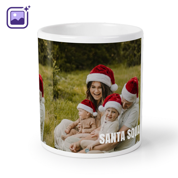 Bold Text Full Photo Filter Xmas Hat Bold Text Full Photo Filter Xmas Hat
