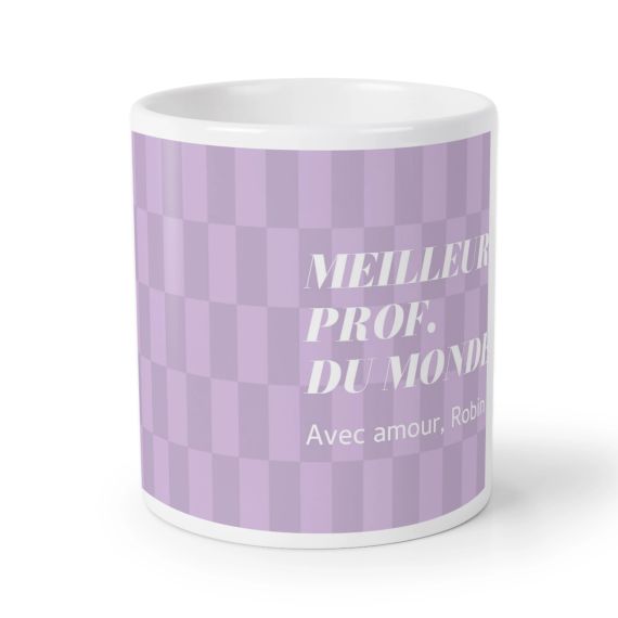 Motif damier long - Texte Motif damier long - Texte