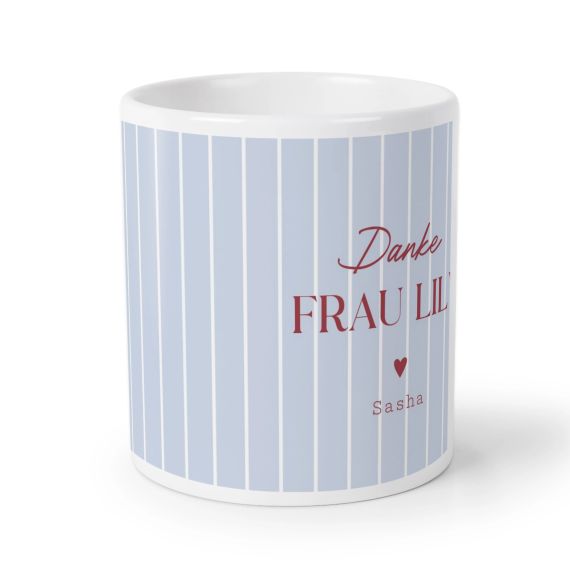 Thin Stripes Heart - Text Only