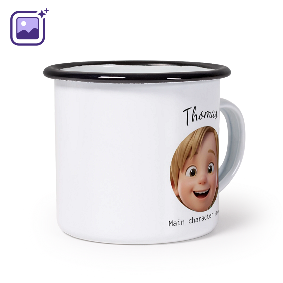 Enamel Mug Black