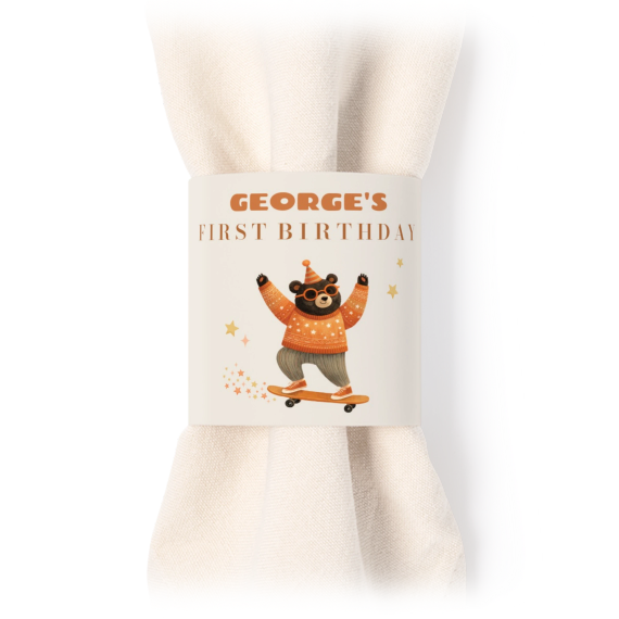 Retro Skater Bear
