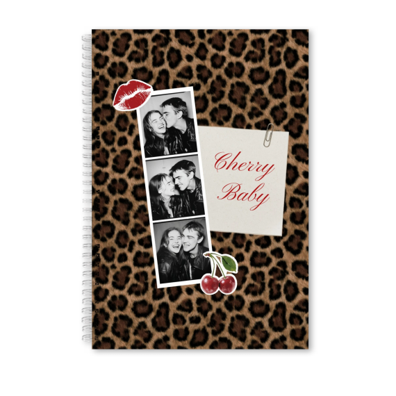 Leopard Cherry Collage Leopard Cherry Collage