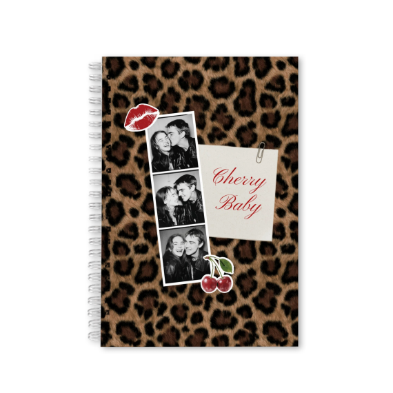 Leopard Cherry Collage Leopard Cherry Collage