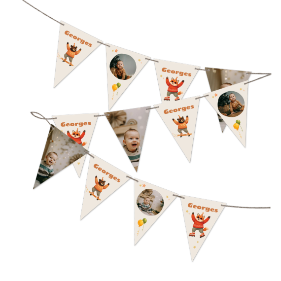 Guirlande de fanions (16 drapeaux) Guirlande de fanions (16 drapeaux)