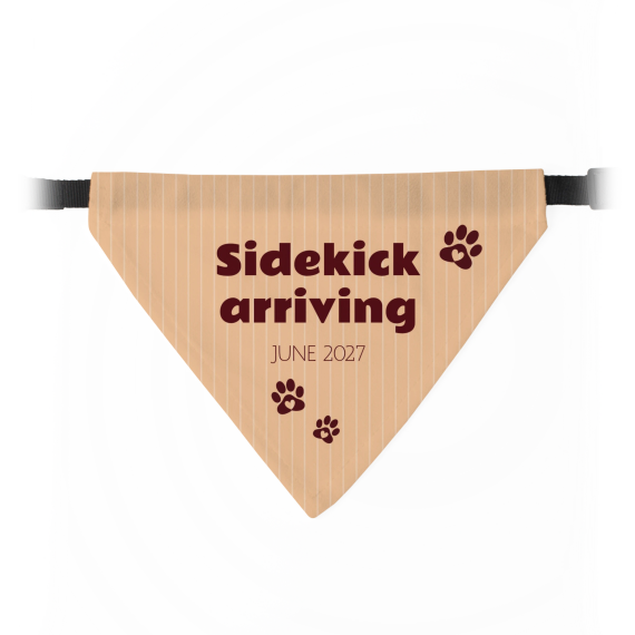 Minimal Pin Stripe Paws - text only