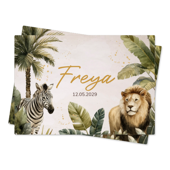 Golden Jungle Party - Text Only