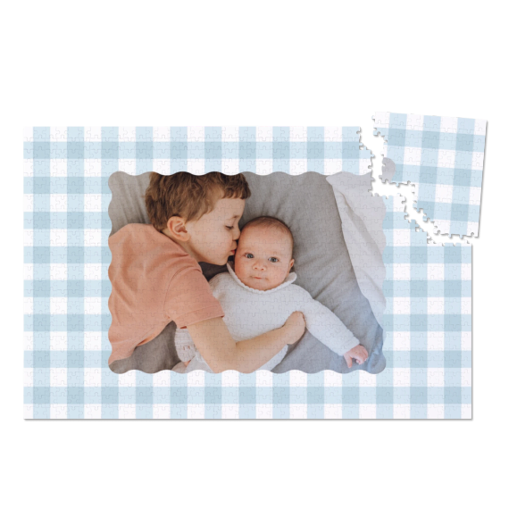 Scalloped Gingham Frame Scalloped Gingham Frame