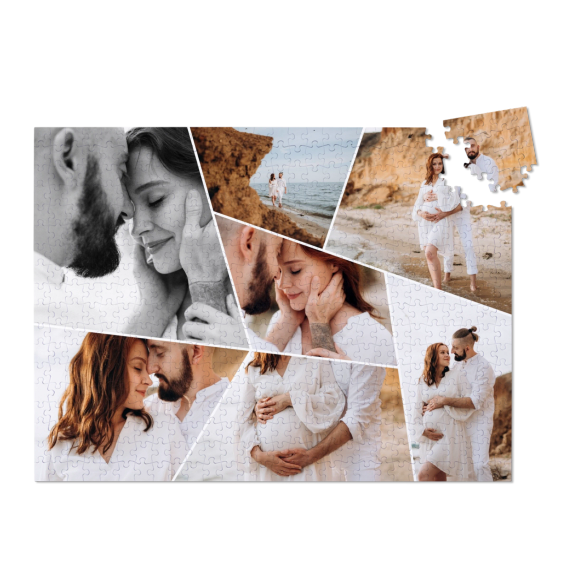 Collage photo fragmenté Collage photo fragmenté