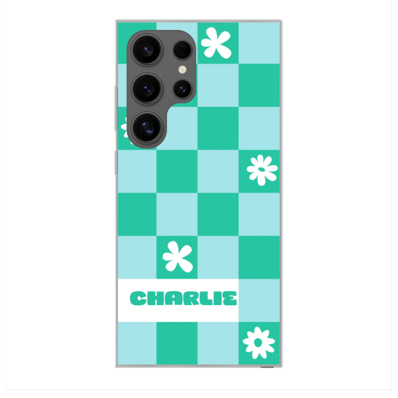 Checkerboard Flowers - Text Only Checkerboard Flowers - Text Only