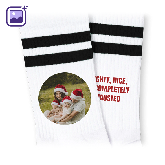 Bold Text Full Photo Filter Xmas Hat Bold Text Full Photo Filter Xmas Hat
