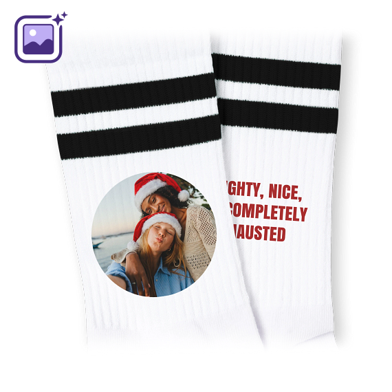 Bold Text Full Photo Filter Xmas Hat Bold Text Full Photo Filter Xmas Hat