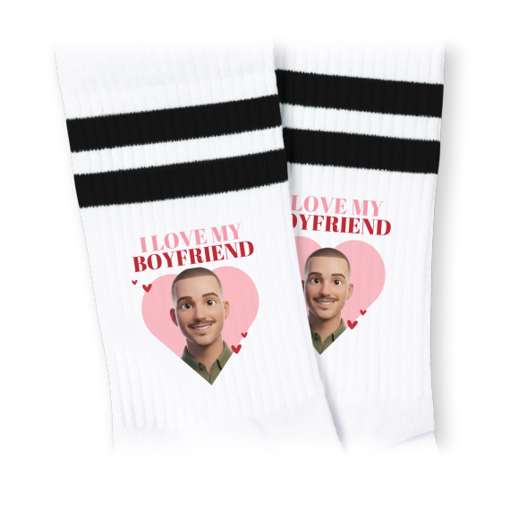 SportSocks_HeartShapeTextAvatarPink