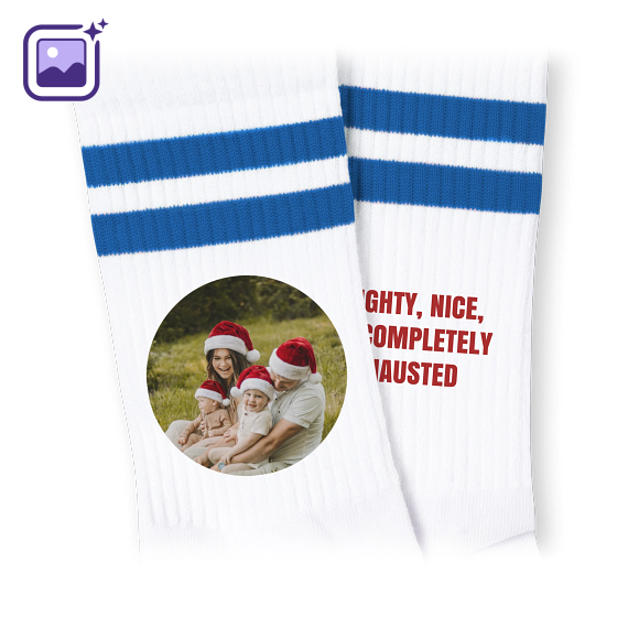 Bold Text Full Photo Filter Xmas Hat Bold Text Full Photo Filter Xmas Hat