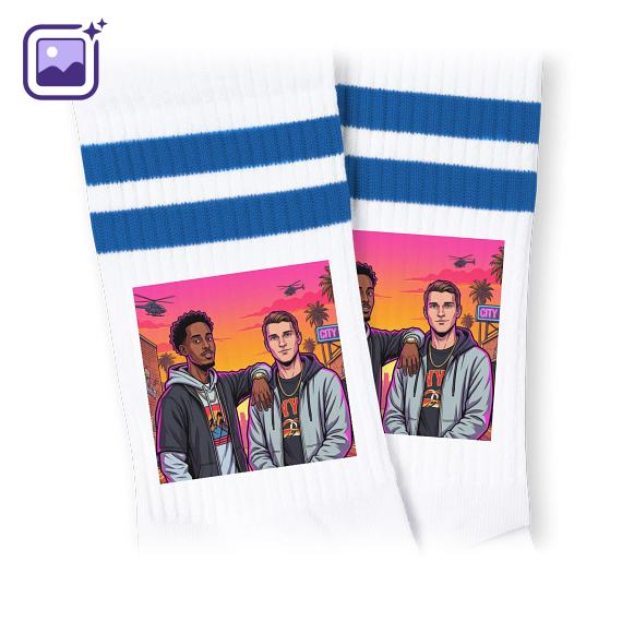Socks blue 