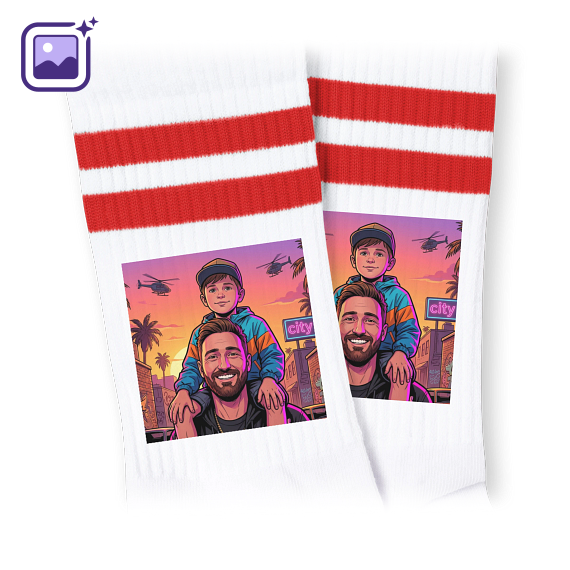 Socks red