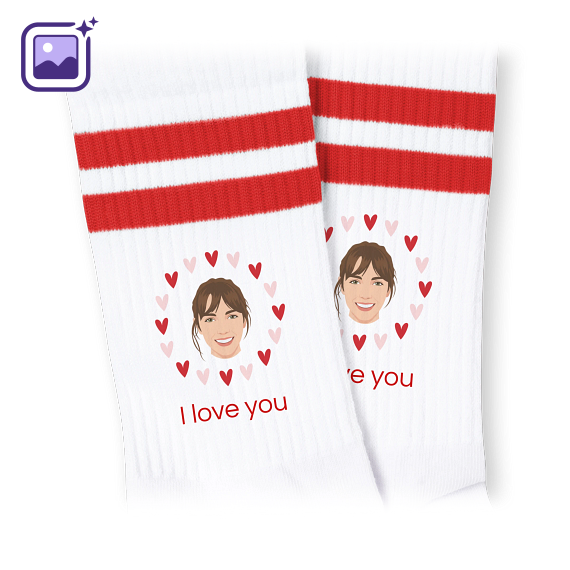 Red Hearts Avatar Pattern
