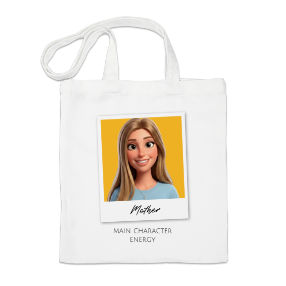Tote_RetroPrintAvatarYellow