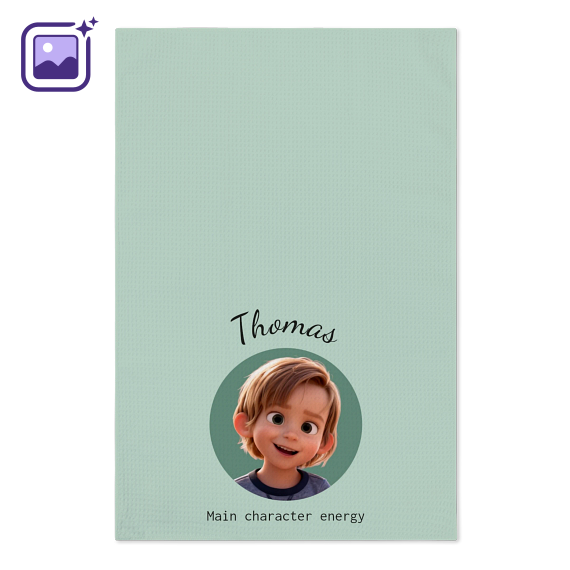 Gepersonaliseerde theedoek