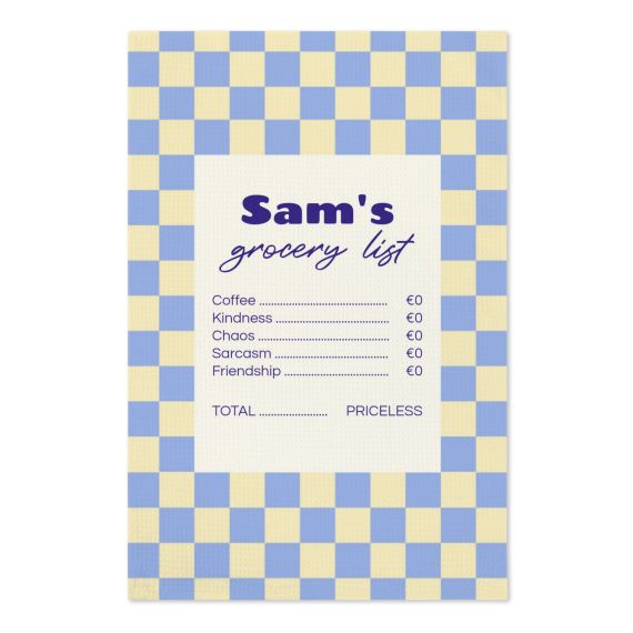 Grocery Checkers List - Text only Grocery Checkers List - Text only