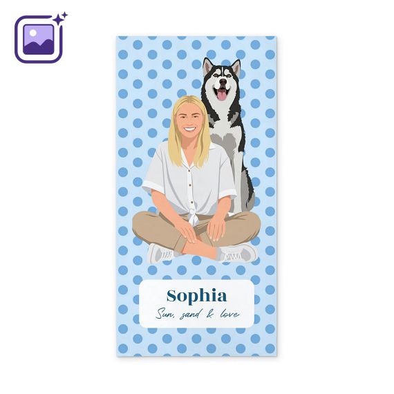Personalised Hand Towel Personalised Hand Towel