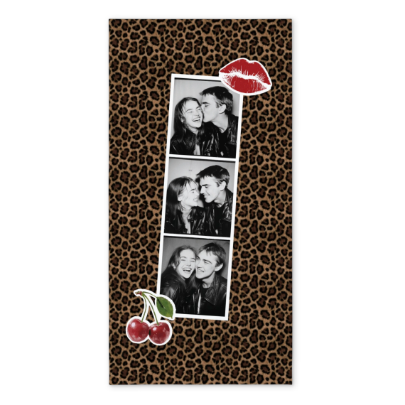 Leopard Cherry Collage Leopard Cherry Collage