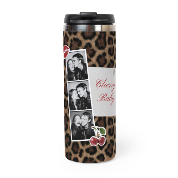 Leopard Cherry Collage