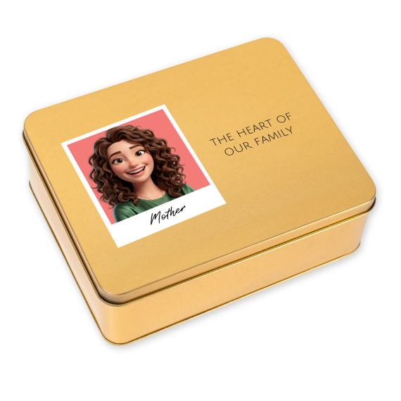 UVCookieTinRectGold_RetroPrintAvatarRed