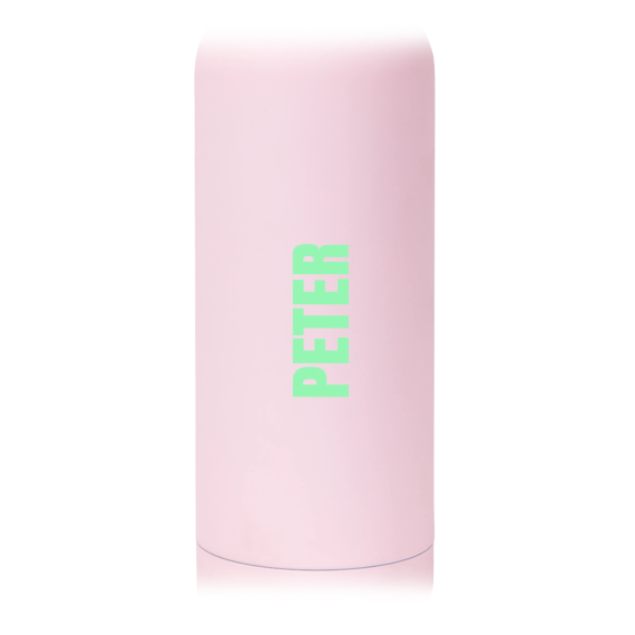 Gourde avec nom rose Gourde avec nom rose