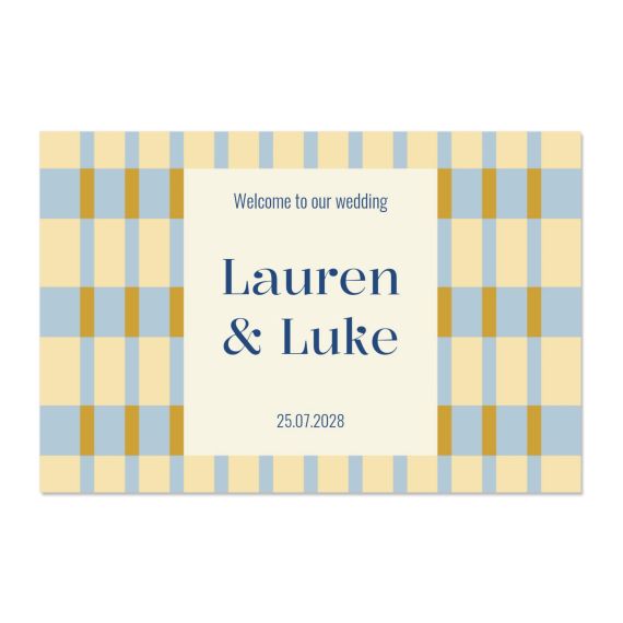 Elegant Stripe Frame - Text Only