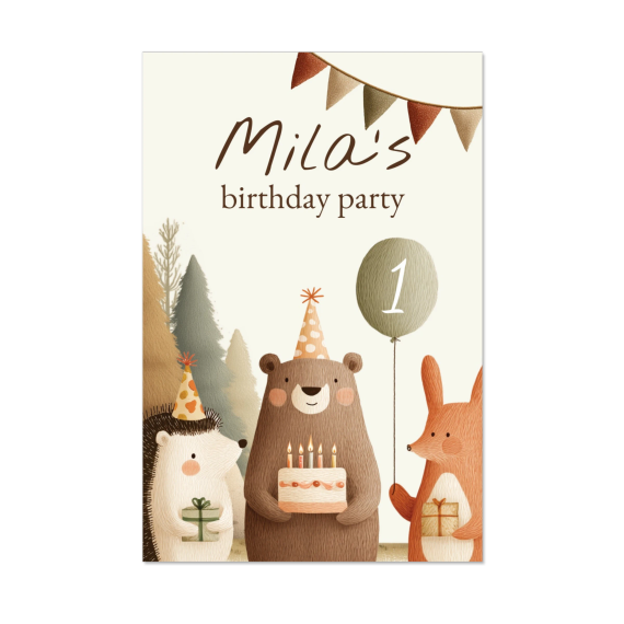 Forest Animals Party
