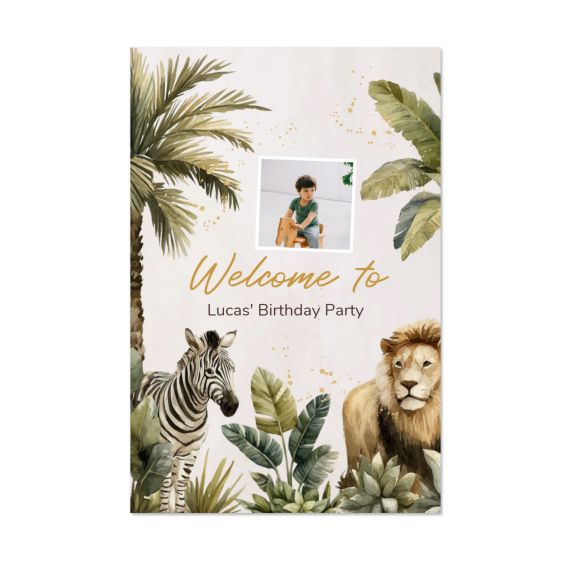 Aquarel safaridieren - Tekst Aquarel safaridieren - Tekst