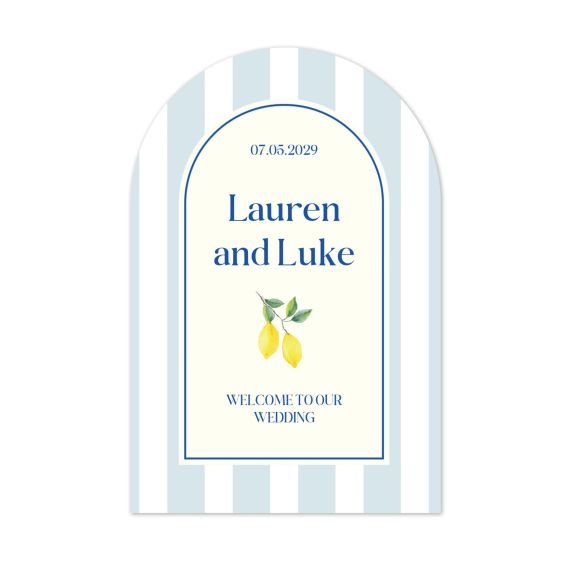 Dolce Vita Lemon Stripes - Text Only Dolce Vita Lemon Stripes - Text Only