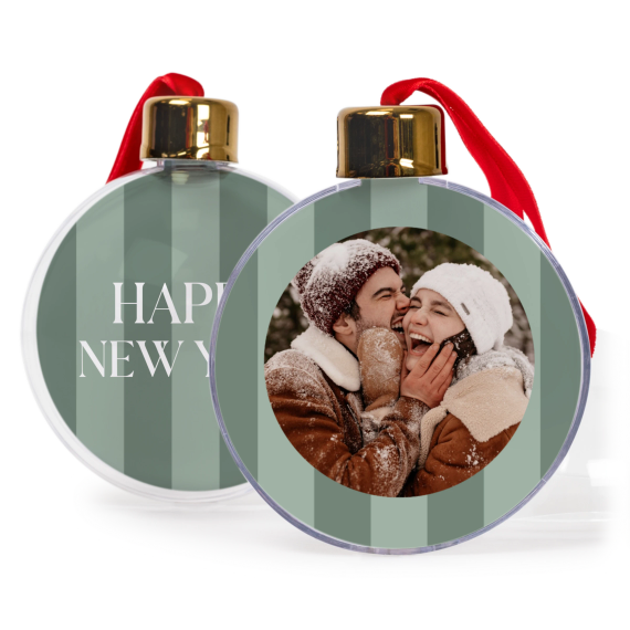 Boules de Noël transparentes (lot de 2)